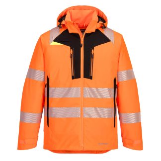 Port West DX4 Hi-Vis Winter Jacket Orange/Black